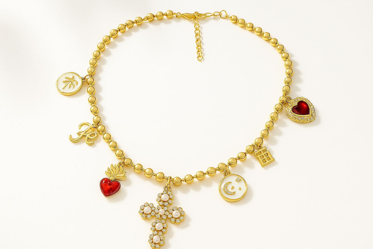 Faith & Symbols Charm Necklace
