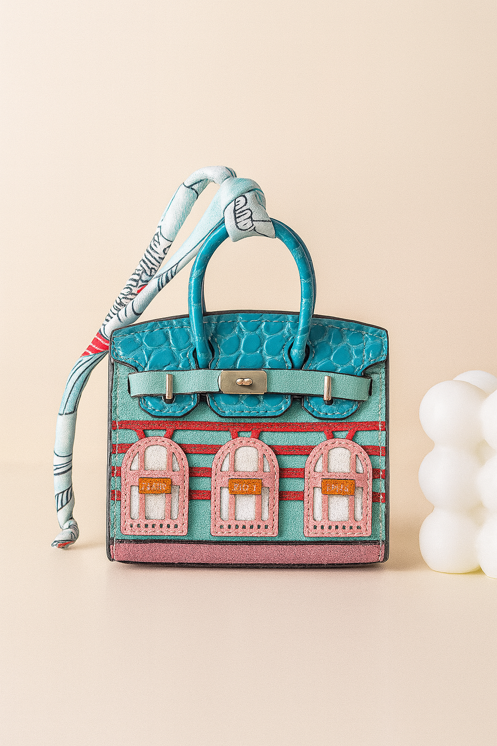 City Windows Bag Charm