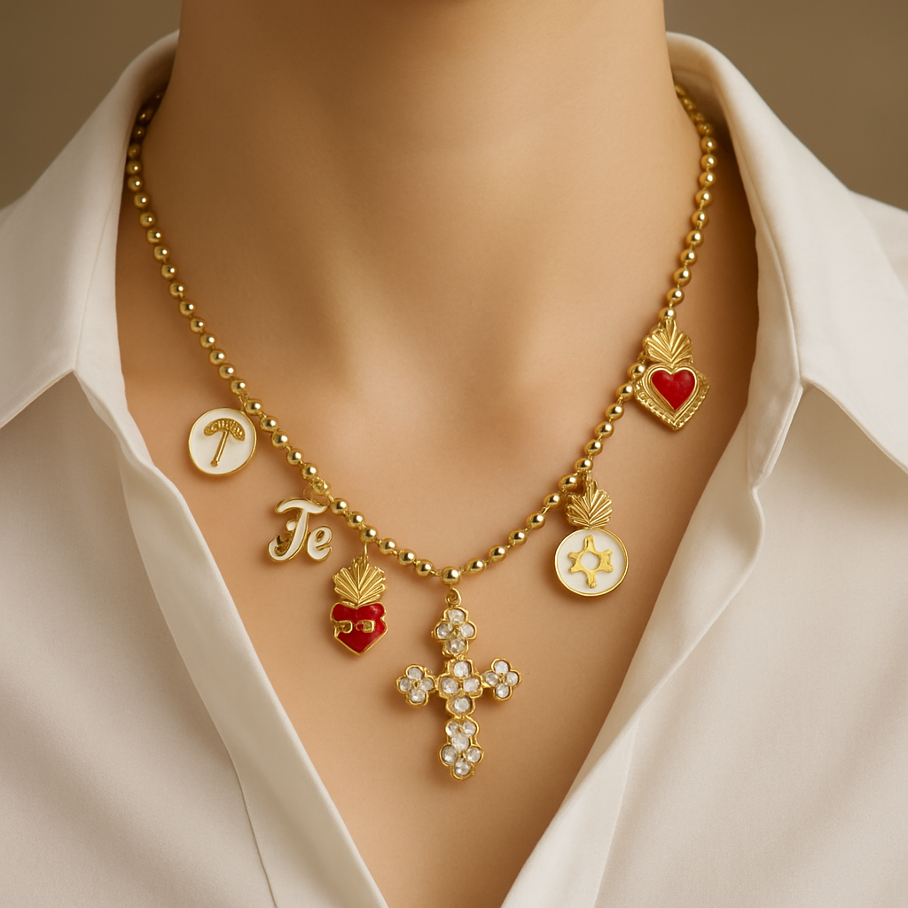 Faith & Symbols Charm Necklace