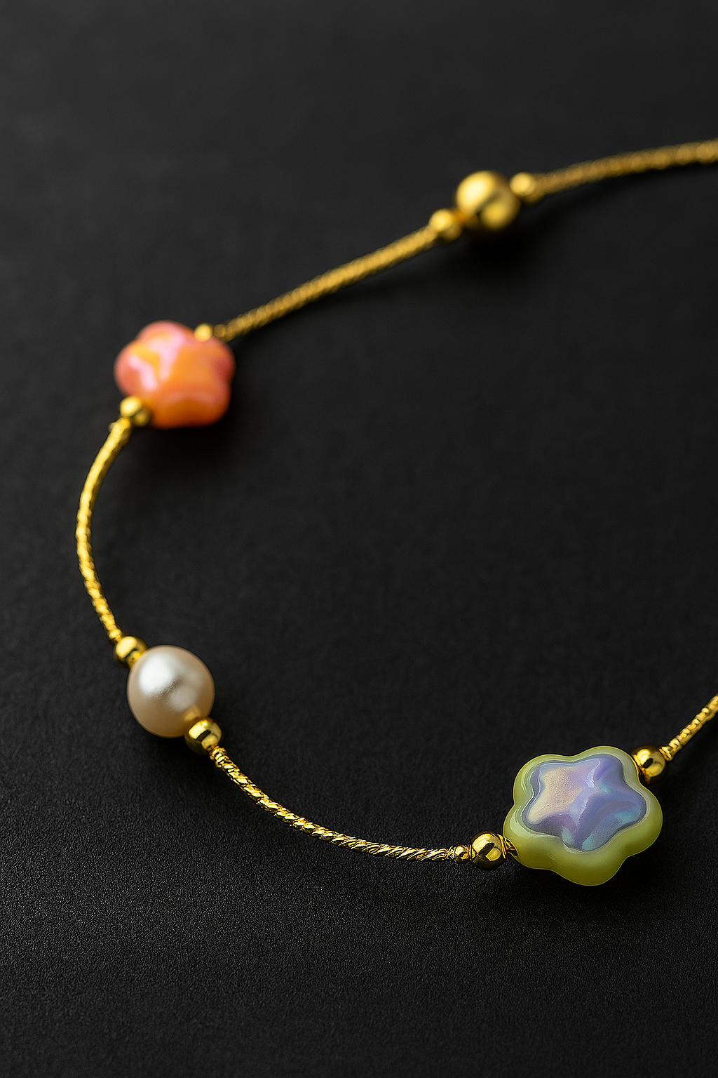 Color Pop Flower Necklace